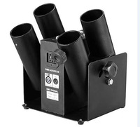 Canon à poudre à confettis électronique à 4 têtes, quatre tubes télécommandés pour la révélation du sexe des graduations en plein air Diwali Thanksgiving