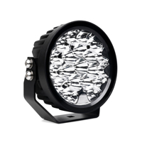 Phare auxiliaire LED rond de 5 pouces, 80W, faisceau combiné, lampe tout-terrain robuste avec DRL blanc ambre