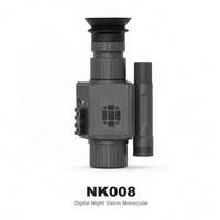 Monoculaire de vision nocturne Patrol avec zoom IA 5X et laser IR 850nm pour le camping – Appareil tout-en-un – En stock