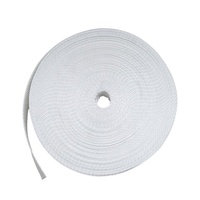 Polyester tissé par fibre flexible de 13mm cerclant la corde matérielle de poignée de pp pour l'emballage