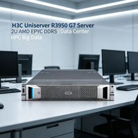 Serveur en rack AMD EPYC 9005, processeur 2U, système de refroidissement redondant, conception modulaire d'extension, R3950