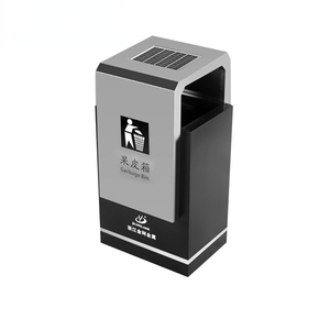 New Designed Stainless Steel Trash Recycle Waste Bin Compactor