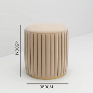 Tabouret de <span class=keywords><strong>commode</strong></span> de luxe léger, mini tabouret de maquillage, chaussures à <span class=keywords><strong>langer</strong></span> canapé, tabouret rond, ZY-T91 - Product Image 6