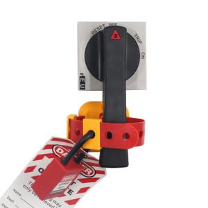 Abs דבק עצמי ידית נעילה עבור לוח חשמל למניעת פעולה שגויה וסימן אזהרה בידוד אנרגיה - Product Image 1