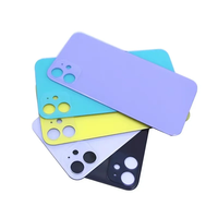 Vente en gros de vitres arrière de remplacement pour iPhone 11/12/13/14/15/16/17 Pro Max, coque arrière de batterie avec logo, panneau de réparation de téléphone