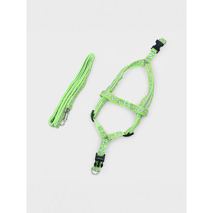 Harnais pour chien de luxe respirant 1.5 cm Sport Styles de mode petit XL XS tailles solide Animal Polyester Nylon Fiber boucles écharpe - Product Image 1