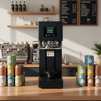 Machine de scellage automatique adaptative non rotative pour canettes, machine de scellage pour canettes de soda, jus, boissons et aliments avec couvercle facile à ouvrir