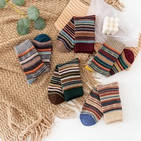 Chaussettes thermiques en laine nordique vintage pour femmes personnalisées en gros Chaussettes thermiques pour l'hiver