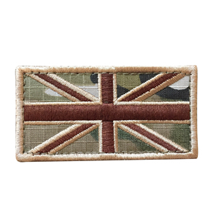Ready to Ship Free Sample <strong>UK</strong> Cloth Custom Woven Patch Embroidery 3D <strong>PVC</strong> Patch for <strong>Clothing</strong> - Product Image 1