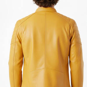 Chaqueta Deportiva Unisex de Cuero Premium de Alta Calidad con Cuello Alto y Logotipo Frontal, Exterior de Seda, Impermeable y Ecológica - Product Image 6