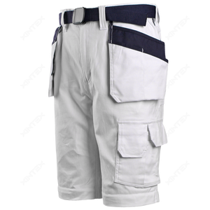 OEM White Cargo Pants <strong>Painter</strong> Work Wear <strong>Trousers</strong> Uniform Men's Workwear Work <strong>Trousers</strong> With Codura Pockets and Zipper - Product Image 2
