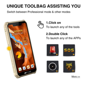 <span class=keywords><strong>OUKITEL</strong></span> <span class=keywords><strong>F150</strong></span> B2021 สมาร์ทโฟนมาตรฐาน IP68/69K หน่วยความจำ 6GB+64GB แบตเตอรี่ 8000mAh ชิปประมวลผล Octa Core รองรับ NFC หน้าจอ 5.86 นิ้ว HD+ ชิปเซ็ต Helio G25 กล้อง 13MP - Product Image 3
