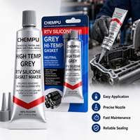 Mastic silicone RTV de qualité professionnelle, adhésif d'étanchéité imperméable et lisse pour salles de douche, mastic de jointement RTV stable