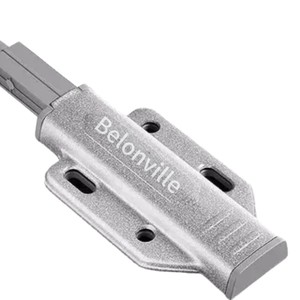 Poignée magnétique dissimulée à ressort pour porte d'armoire en alliage d'aluminium Belonville, mécanisme sans poignée, réglable de 1 à 5 mm - Product Image 2