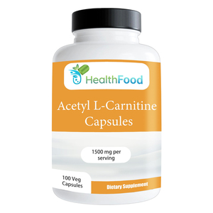 Premium Quality Acetyl Carnitine Capsules Contains 1500 mg per Serving Acetyl Carnitine Support Intestinal Absorption 100 Count - Product Image 1