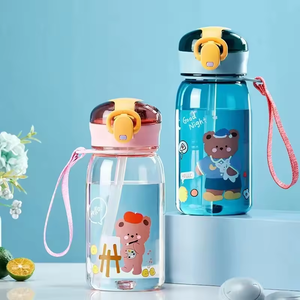 Nuovo 400ml <span class=keywords><strong>acqua</strong></span> per bambini Sippy tazza a tenuta di <span class=keywords><strong>acqua</strong></span> bottiglie di <span class=keywords><strong>acqua</strong></span> a prova di perdite all'aperto portatile bottiglia di bevanda per bambini bella tazza con paglia cartone animato - Product Image 4