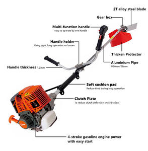 Nouvelle débroussailleuse à essence 4 temps, coupe-herbe, coupe-herbe à fil, bricolage industriel, 0,75 CV, largeur de coupe de 3000 mm, monocylindre - Product Image 2