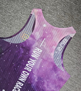 Canotta Senza Cuciture Traspirante Personalizzata per Maratona, Gilet Senza <span class=keywords><strong>Maniche</strong></span> <span class=keywords><strong>con</strong></span> Design Lavorato a Maglia - Product Image 3