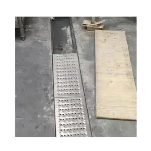 室外塑料排水沟排水钢格板沟盖板镀锌排水钢格板
