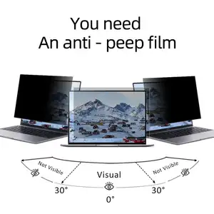 LFD1811 Aksesoris Komputer Premium Pelindung Layar Privasi Semua Sisi HD Peep Proof untuk Film Pelindung Layar HP