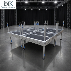 Outdoor Portable Stage <b>Platform</b> Event Stage Deck Quick Install Aluminum Stage for Wedding Show - Product Image 1