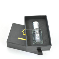 Boîte cadeau de luxe pour flacon de parfum vide, emballage de boîte de parfum, impression de logo personnalisée, papier rigide, huile essentielle d'oud arabe, échantillon d'attar