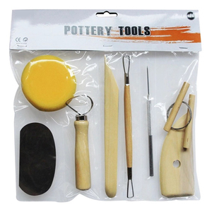 Pottery <b>Tools</b> 8PCS Ceramic Clay Sculpting <b>Tools</b> Set for Beginners and Professional Art <b>Crafts</b> - Product Image 1