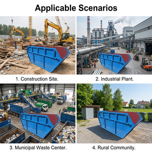 Conteneur à déchets extérieur industriel OEM personnalisé de marque Highton, certifié CE ISO, haute efficacité, sécurité, longue durée de vie, pour le transport et le recyclage des déchets - Product Image 6