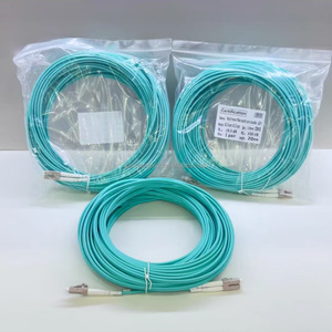 Cable de Fibra Óptica con Cubierta LSZH, 20 Metros de Longitud, Multimodo, LC a LC, Cable de Conexión de Fibra Óptica OM3 de Doble Núcleo para Redes de Fibra - Product Image 2