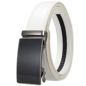 Cinturón de cuero al por mayor para hombres Cinturón de rachet de hebilla de aliado automático Cinturones de cuero de vaca genuino - Product Image 2