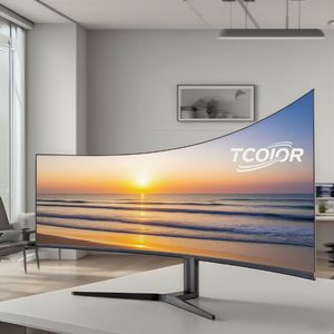 Monitörler Pc 3440x1440 Ultra net kavisli 1800R oyun monitörler 34 inç 165Hz yüksek yenileme hızı oyun monitör kaldırma tabanı ile - Product Image 1