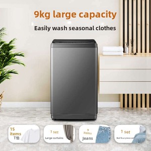 Lavadora <span class=keywords><strong>Hisense</strong></span> HB90DC30 con Pulsador, Totalmente Automática, 9 kg, para Uso Doméstico, Apartamentos de Alquiler, Dormitorios, 1 Estrella de Eficiencia Energética - Product Image 3