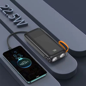 พาวเวอร์แบงค์น้ำหนักเบาความจุสูงรุ่นใหม่ ช่องเสียบ USB/DC ความจุ 20000mAh ชาร์จเร็ว แบตเตอรี่ลิเธียมโพลิเมอร์ กำลังไฟ 20W ขนาดกะทัดรัด พกพาสะดวก - Product Image 3