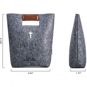 Échantillon Gratuit - Sac de Transport en Feutre pour Livres d'Église, Étui pour Étude Biblique, Sac Fourre-tout pour Femmes - Vente Chaude - Product Image 2