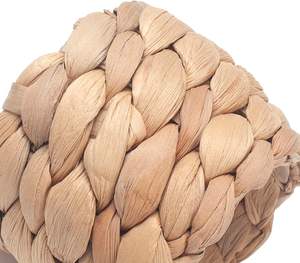 수제 물히아신스 보헤미안 냅킨 링, 크리스마스 테이블 장식용 빈티지 농가풍 라탄 냅킨 링 - Product Image 3