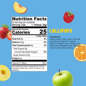 Diskon besar makanan ringan Diabetes Halal anak-anak permen Lollipop bagus untuk gigi Lollipop - Product Image 6