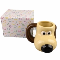 Mug à café personnalisé en céramique verte en forme de corde, peint à la main, motif chien de dessin animé, grande capacité 301-400 ml, pour la maison et le bureau