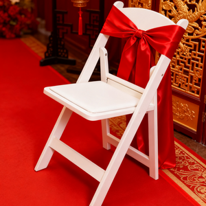 Meilleures ventes de chaises pliantes imperméables blanches Chaises pour événements extérieurs robustes pour la <span class=keywords><strong>location</strong></span> de banquets et de mariages dans le jardin - Product Image 1