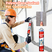 Adhésif et Scellant PU Gris Blanc à Faible Modulus 600ml pour la Construction, Scellant PU40 pour le Jointement du Béton