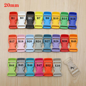 Colores Hebilla de plástico de 20 mm Hebillas de plástico de 20 mm personalizadas - Product Image 4