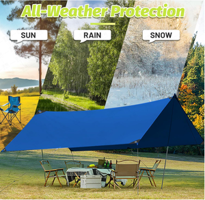 ผ้าใบใสแบบหนาพิเศษ กันน้ำ ขนาด 8x10 ฟุต พร้อมห่วงร้อยและขอบเสริมความแข็งแรง ทนทานต่อการฉีกขาด ทำจากไวนิลพลาสติกใส - Product Image 5