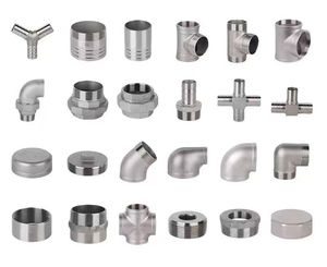 Raccord en T égal en acier inoxydable 304 poli moulé, norme DIN, résistant à la corrosion, pour conduite d'eau, 1/2 po - Product Image 1