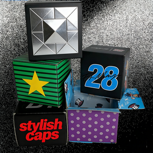 Boîtes en carton personnalisées de qualité supérieure pour les chapeaux D <span class=keywords><strong>Andy</strong></span> B Arbas, solution de rangement élégante en papier - Product Image 3