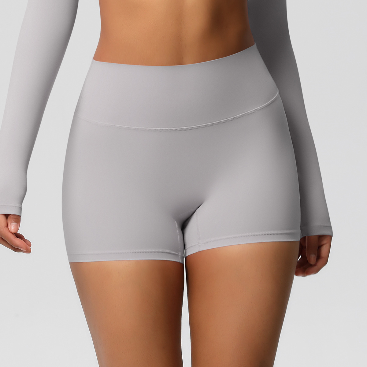Short gris givré