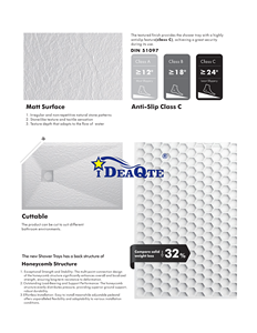 <span class=keywords><strong>Receveur</strong></span> de <span class=keywords><strong>douche</strong></span> en pierre artificielle de 3 cm d'épaisseur, noir, blanc, gris, effet texture pierre, base de <span class=keywords><strong>douche</strong></span> BMC, <span class=keywords><strong>receveur</strong></span> de <span class=keywords><strong>douche</strong></span> en surface solide - Product Image 5