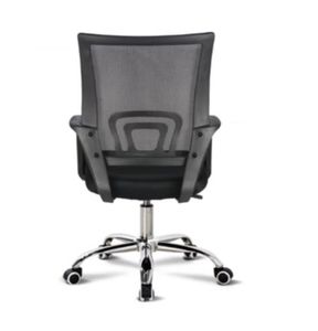 Chaise de bureau ergonomique en maille avec soutien lombaire, chaise pivotante réglable pour le bureau à domicile - Product Image 4