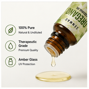 Olio di Origano Puro e Naturale di Alta Qualità, Antibatterico e Antivirale, Adatto per Uso Domestico e Applicazioni Alimentari. - Product Image 3
