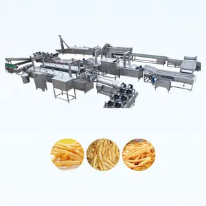 Fábrica Elétrica Batatas Fritas Congeladas Linha De Processamento De Batatas Industriais Máquinas Industriais