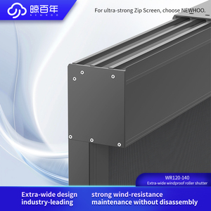<span class=keywords><strong>Persianas</strong></span> Exteriores Súper Anchas WR120-140, Sistema de Riel de Aluminio de Alta Resistencia, <span class=keywords><strong>Persianas</strong></span> Motorizadas de Uso Comercial para Patio - Product Image 3