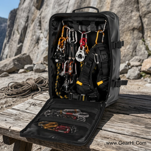 Sac de transport technique robuste en nylon Cordura 1000D personnalisable OEM/ODM pour équipement d'accès par corde et matériel d'escalade - Product Image 2